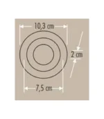 Cata CT-5150 7W Panel Led Armatür Beyaz Mavi - Görsel 4