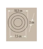 Cata CT-5150 7W Panel Led Armatür Beyaz Mavi - Görsel 2