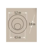 Cata CT-5268 1,5W Power Led Ufo Hareketli Spot Beyaz Işık - Görsel 6