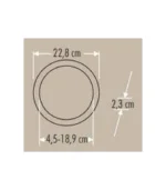 Cata CT-5648 20w Plus Led Panel Armatür Beyaz - Görsel 6