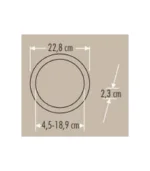 Cata CT-5648 20w Plus Led Panel Armatür Beyaz - Görsel 3