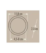 Cata CT-5646 9w Plus Led Panel Armatür Beyaz Işık - Görsel 6