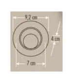Cata CT-5252 7w Akik Cob Led Armatür Spot Armatür Saten Kasa Beyaz Işık - Görsel 4
