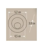 Cata CT-5268A 1,5W Power Led Ufo Spot Hareketli Amber - Görsel 6