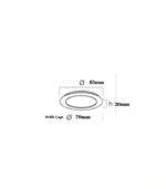Pelsan Tio 3W Sıva Altı Downlight Led Spot Armatür 4000K - Görsel 4