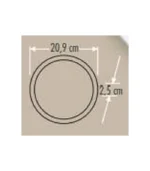 Cata CT-5235 18 Watt Sıva Üstü Yuvarlak Led Panel Armatür Siyah Kasa Günışığı - Görsel 3