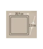 Cata CT-5272 25W Sıva Üstü Led Panel Armatür Alüminyum Kasa Beyaz Işık - Görsel 4