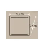 Cata CT-5272 25W Sıva Üstü Led Panel Armatür Alüminyum Kasa Beyaz Işık - Görsel 2