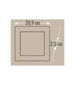 Cata CT-5236 18W Sıva Üstü Led Armatür Siyah Kasa Gün Işığı - Görsel 2