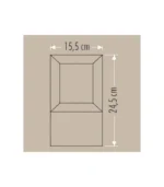 Cata CT-7030 Milan Bahçe Armatürü 27 cm E27 - Görsel 3