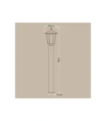 Cata CT-7113 Parma Fener Set Üstü 90 Cm - Görsel 3