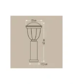 Cata CT-7039 Torino Bahçe Armatürü 62 Cm E27 - Görsel 6