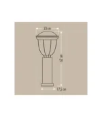 Cata CT-7039 Torino Bahçe Armatürü 62 Cm E27 - Görsel 3