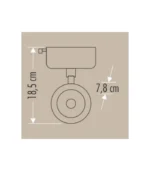 Cata CT-5310 5W 1 Merkür Led Ray Spot Armatür 3000 K Gün Işığı - Görsel 4