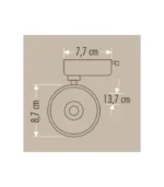 Cata CT-5315 33W Venüs Led Ray Spot Armatür 6000K Beyaz Işık - Görsel 4