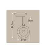 Cata CT-5334 30W Led Ray Spot Armatür 6400K Beyaz Işık - Görsel 4