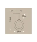 Cata CT-5334 30W Led Ray Spot Armatür 6400K Beyaz Işık - Görsel 2