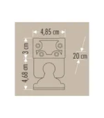 Cata CT-4694G 6W Gold Wall Washer (20 CM)(Günışığı) - Görsel 6