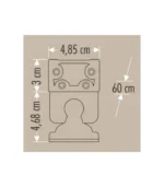 Cata CT-4696 4w 2 Gold Wallwasher 60cm - Görsel 4