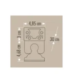 Cata CT-4695 12W Gold Wallwasher 30CM Günışığı - Görsel 10