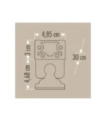 Cata CT-4695 12W Gold Wallwasher 30CM Günışığı - Görsel 5