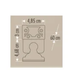 Cata CT-4696 4W 2 Gold Wallwasher 60cm Mavi - Görsel 3