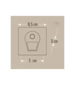 Cata CT-5170 1W Sensörlü Ledli Koridor Armatürü Siyah Kasa Beyaz Işık — ürün görseli 3