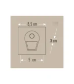 Cata CT-5170 1W Sensörlü Ledli Koridor Armatürü Siyah Kasa Beyaz Işık — ürün görseli 1