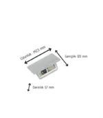 Legrand Donatılabilir Masa Döşeme Altı Buat Mat Alüminyum 054011 - Görsel 5