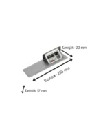 Legrand Donatılabilir Masa Döşeme Altı Buat Mat Alüminyum 054012 - Görsel 2