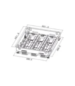 Legrand Ayarlanabilir Döşeme Altı Buat 24(3x8) - Görsel 4