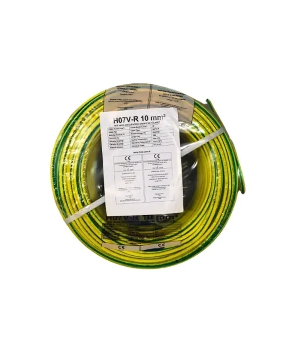Hes Nya Kablo 10 mm² Sarıyeşil ( H07v-R )