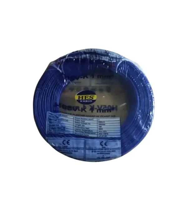 Hes Nyaf Kablo 1 mm² Mavi (H05v-K)