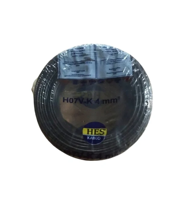 Hes Nyaf Kablo 4 mm² Siyah ( H07v-K )