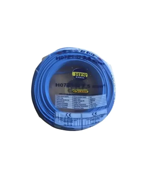 Hes Nya Kablo 2,5 Mm Mavi (H07z1-U) Halojen Free