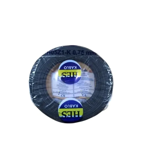 Hes Nyaf Kablo 0,75 mm² Siyah ( H05Z1-K )