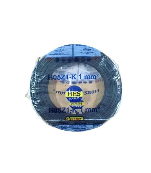 Hes Nyaf Kablo 1 Mm Siyah (H05z1-K) Halojen Free