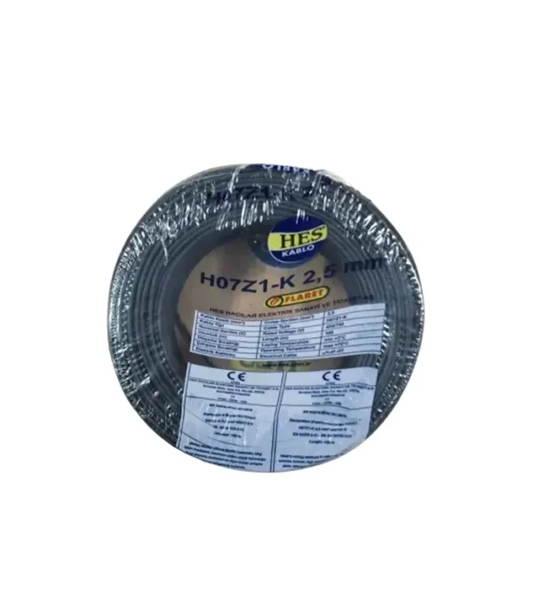 Hes Nyaf Kablo 2,5 Mm Siyah (H07z1-K) Halojen Free