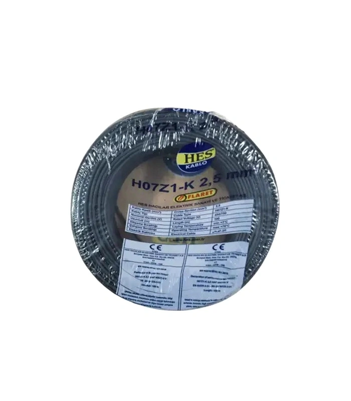 20562-82-O.webp Hes Nyaf Kablo 2,5 Mm Siyah (H07z1-K) Halojen Free