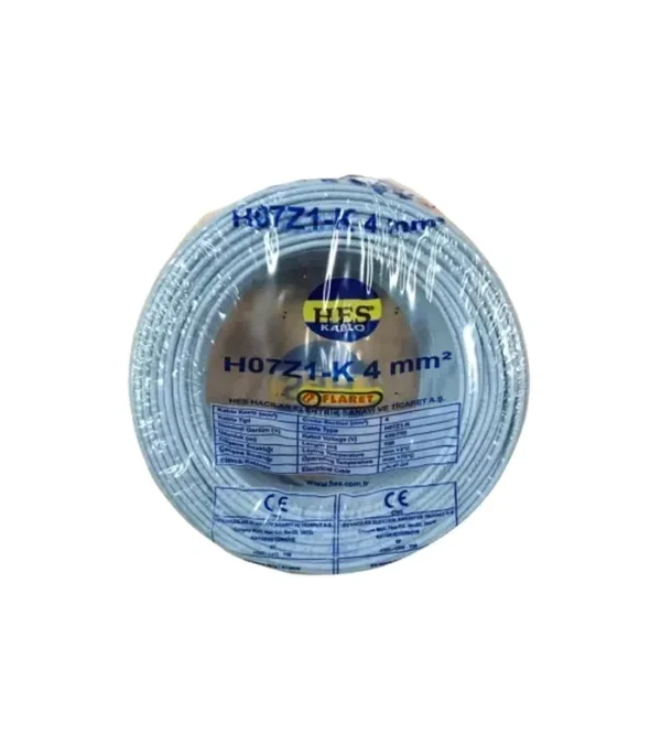 Hes 4 Mm Nyaf Kablo Gri Halojen Free H07Z1-K