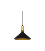 Cata CT-8201 Dekoratif Sarkıt Armatür Siyah Gold Duy 35cm