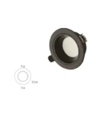 Cata CT-5261 8W Başak Led Armatür Siyah Kasa 3 Renk - Görsel 2