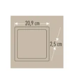 Cata CT-5234 8W 1 Sıva Üstü Led Panel Kare Günışığı - Görsel 4