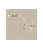 Cata CT-9081 60W 120cm Linear Armatür Beyaz Işık - Görsel 2