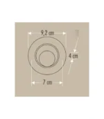 Cata CT-5252 7W Akik COB LED Armatür Saten Günışığı - Görsel 2