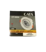 Cata CT-5204 7W Akik Beyaz Kasa SMD LED Spot Armatür Günışığı - Görsel 5