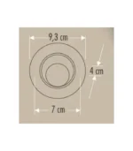 Cata CT-5204 7W Akik Beyaz Kasa SMD LED Spot Armatür Günışığı - Görsel 6