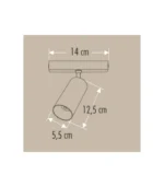 Cata CT-5862 0W 3 Frank Magnetic Spot Siyah Günışığı - Görsel 4