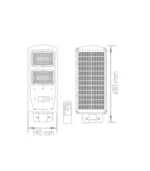 ACK AT42-06031 60W Solar Sokak Armatürü 900 Lümen 6500K Beyaz Işık IP65 - Görsel 4