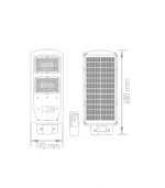 ACK AT42-06031 60W Solar Sokak Armatürü 900 Lümen 6500K Beyaz Işık IP65 - Görsel 2
